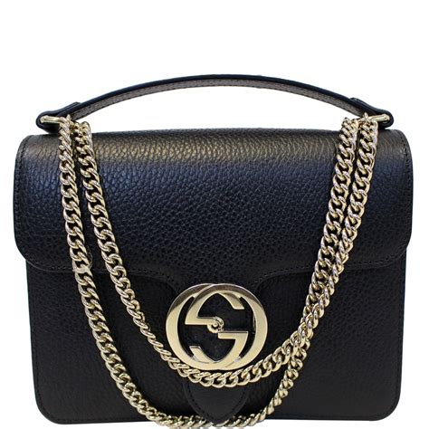 gucci black bag cheap|gucci bag black price.